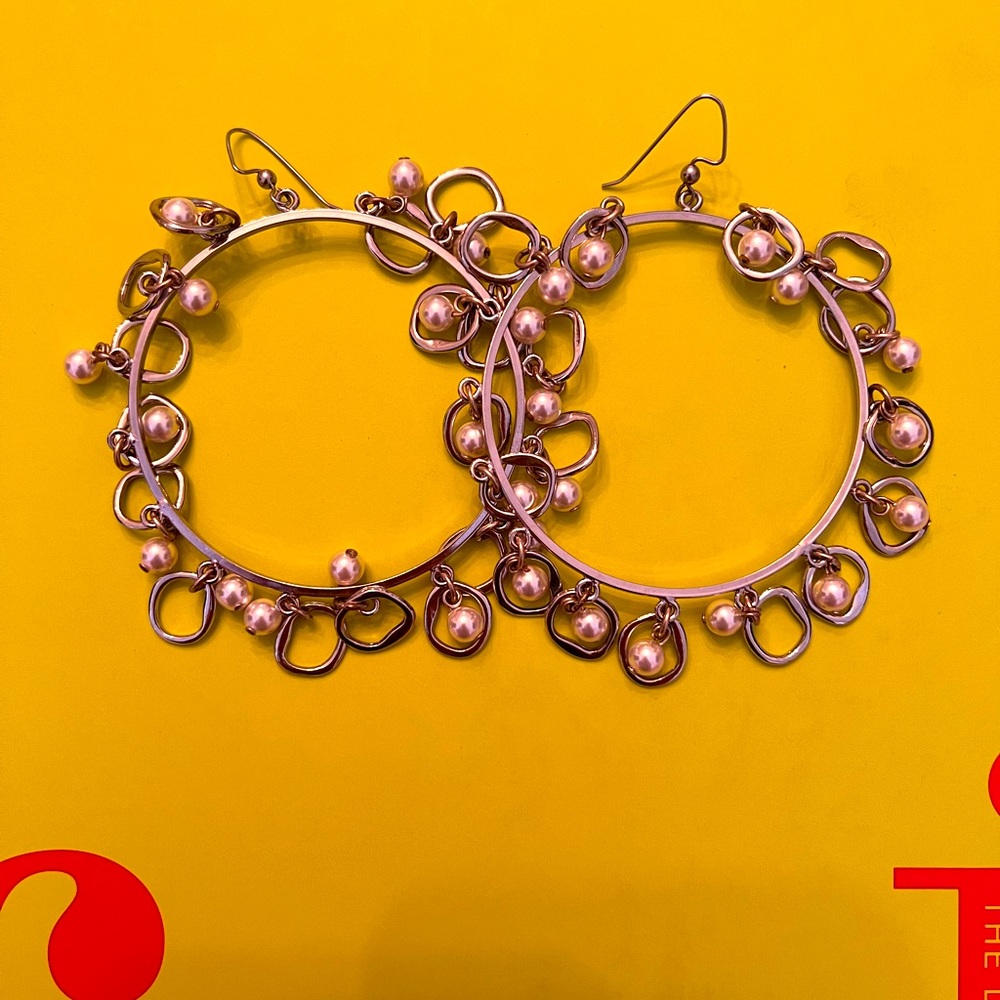 Mounser Half Shell Hoop Earrings